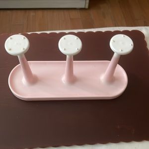 3 Glass Drainer/Organizer PINK